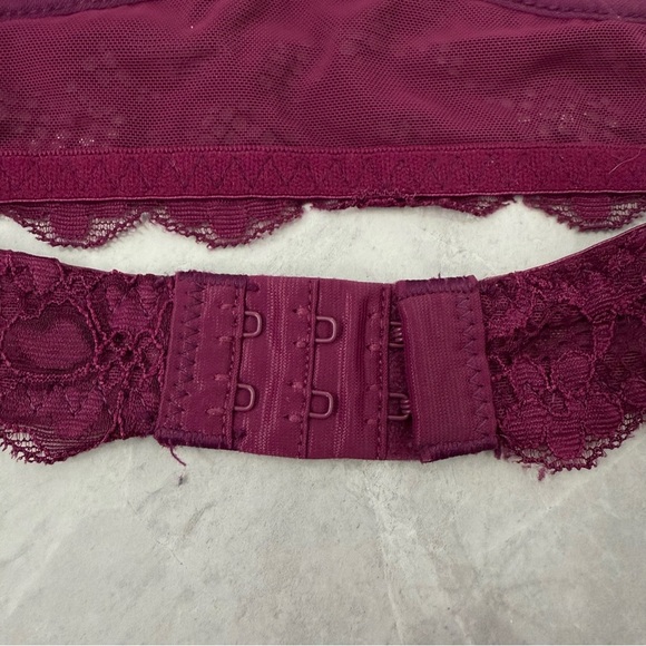 Women’s Intimately Free People Floral Lace Halter V-Neck Bralette Adjustable XL - Picture 10 of 16